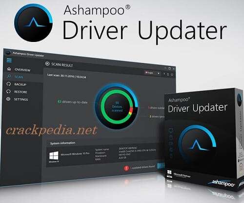 Ashampoo Driver Updater Crack 1.6.2 With Key 2024 Download
