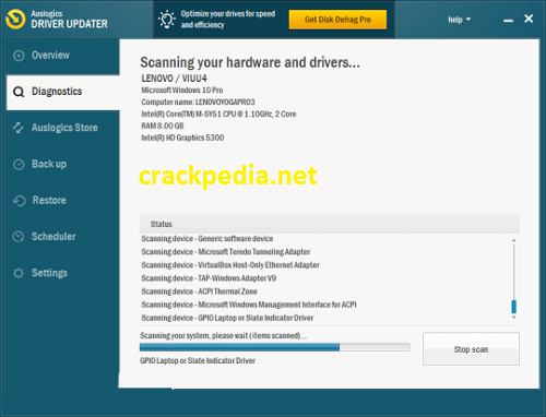 Auslogics Driver Updater 1.32.1.4 Crack + License Key Download 2023